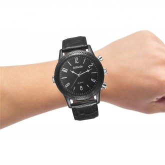 Orologio nero con fotocamera Full HD e visione notturna 32 GB