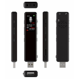 Registratore vocale professionale con rilevamento audio DVR-828