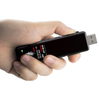 Registratore vocale professionale con rilevamento audio DVR-828