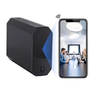 Telecamera di sicurezza Wi-Fi Black box con visione notturna e batteria a lunga durata