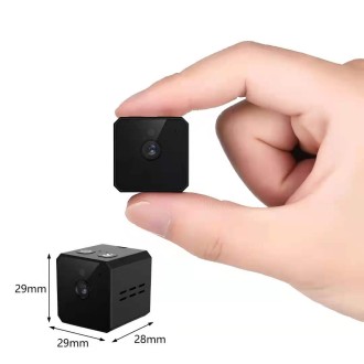 Mini telecamera 1080P con supporto magnetico, visione notturna e rilevamento del movimento