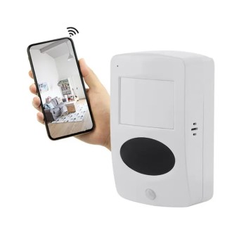 Telecamera di sicurezza Wi-Fi con sensore PIR e lunga autonomia della batteria