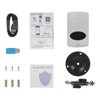Telecamera di sicurezza Wi-Fi con sensore PIR e lunga autonomia della batteria