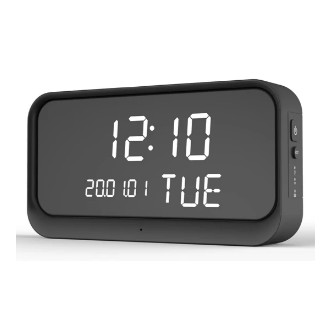 Telecamera Wi-Fi nellorologio digitale con visione notturna e rilevamento del movimento