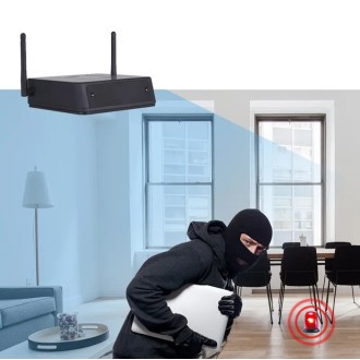 Telecamera di sicurezza Wi-Fi PIR nascosta nel router con batteria a lunga durata