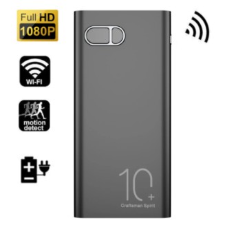 Powerbank Wi-Fi S8 con telecamera Full HD, visione notturna e rilevamento del movimento