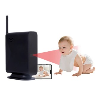 Telecamera di sicurezza Wi-Fi nascosta in un router con lunga autonomia della batteria