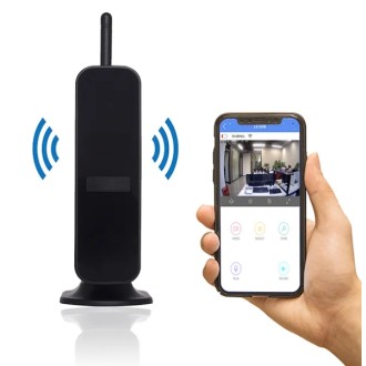 Telecamera di sicurezza Wi-Fi nascosta in un router con lunga autonomia della batteria