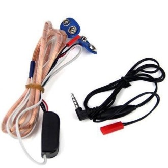 Auricolare spia con loop cablato 9V