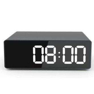 Telecamera HD Wi‑Fi in orologio digitale con visione notturna e rilevamento del movimento