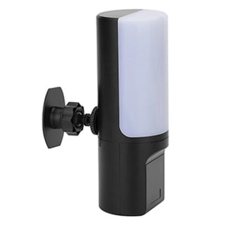 Telecamera di sicurezza Wi‑Fi in lampada con obiettivo rotante