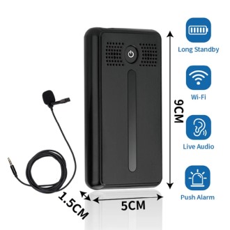 Mini dittafono Wi-Fi (vivavoce) con batteria a lunga durata AR02