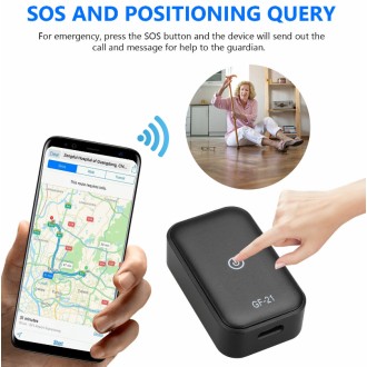 Mini GPS Tracker GF21 con funzione di ascolto GSM remoto