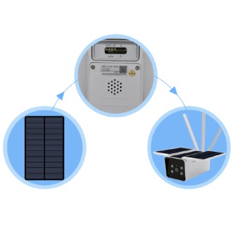 Telecamera di sicurezza Wi-Fi solare per esterni Innotronik ITY-BC11 (2MP)