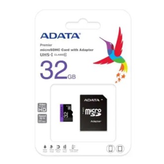 Scheda di memoria Micro SD ADATA 32 GB + adattatore SD, CLASS 4