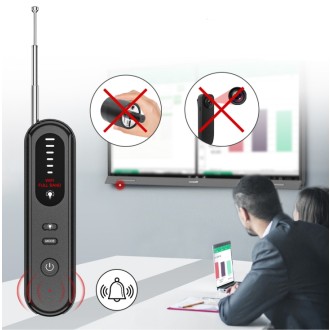 Rilevatore multifunzione portatile di telecamere nascoste e microspie GSM T01