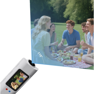 Mini telecamera WiFi 2,7K Ultra HD con occhiali