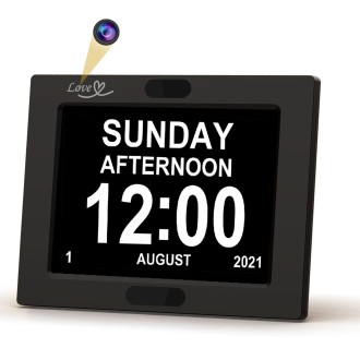Telecamera DVR 2K in cornice digitale con sensore PIR, visione notturna e lunga durata della batteria