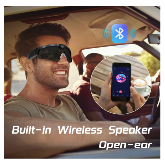 Occhiali da sole 2K con videocamera e Bluetooth XV15