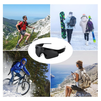 Occhiali da sole 2K con videocamera e Bluetooth XV15