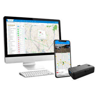 Tracker GPS 4G JM-LL01 con batteria a lunga durata + licenza gratuita di 10 anni inclusa