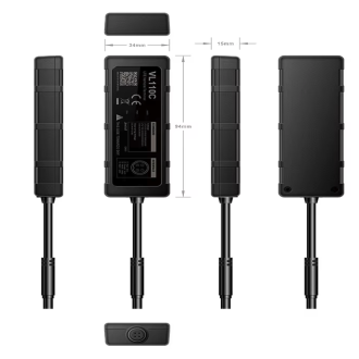 Tracker GPS 4G con connessione permanente VL110C + licenza gratuita di 10 anni inclusa
