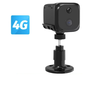 Mini telecamera 4G con sensore PIR, visione notturna e lunga durata della batteria D10