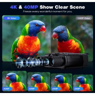 Binocolo digitale 4K con visione notturna