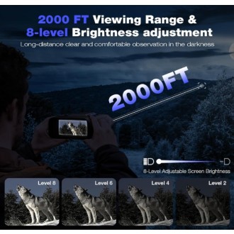 Binocolo digitale 4K con visione notturna