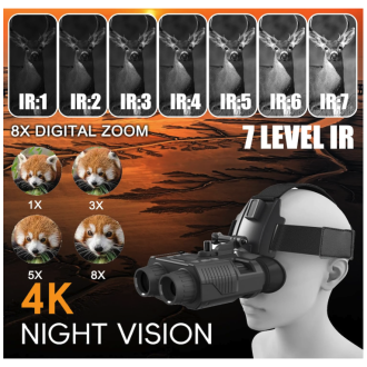 Cannocchiale digitale 4K con visione notturna NV8000