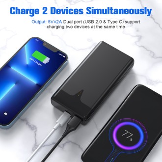 Telecamera 4K Ultra HD integrata in powerbank con rilevamento del movimento