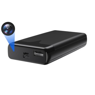 Telecamera 4K Ultra HD integrata in powerbank con rilevamento del movimento