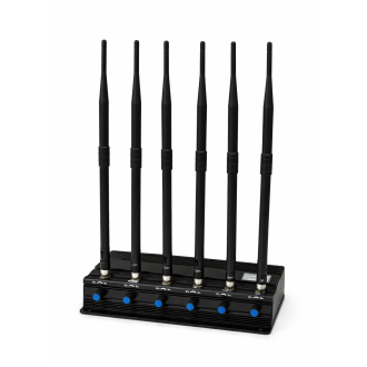 Disturbatore PROFI a 6 antenne per segnali GSM/DCS/3G/4G/WIFI/GPS