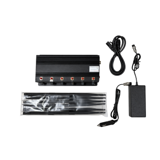 Disturbatore PROFI a 6 antenne per segnali GSM/DCS/3G/4G/WIFI/GPS