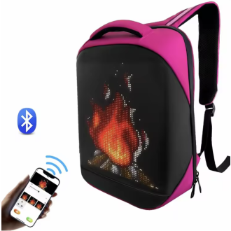 Zaino con schermo LCD - Smart WiFi, controllo tramite app