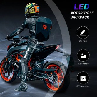 Zaino con schermo LED e occhi luminosi