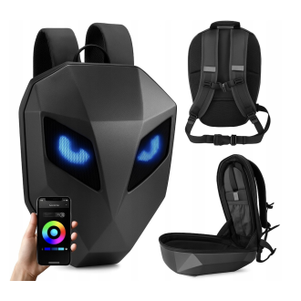 Zaino con schermo LED e occhi luminosi