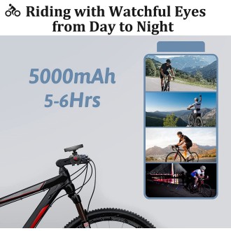 Sistema di telecamere di sicurezza per bicicletta o moto con telecamera FULL HD e monitor da 4,3" - BIKE-1080 PLUS