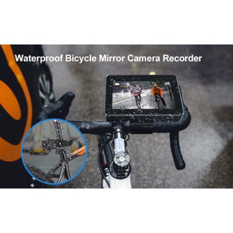 Sistema di telecamere di sicurezza per bicicletta o moto con telecamera FULL HD e monitor da 4,3" - BIKE-1080 PLUS