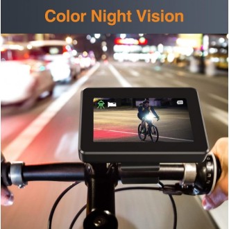 Sistema di telecamere di sicurezza per bicicletta o moto con telecamera FULL HD e monitor da 4,3" - BIKE-1080 PLUS
