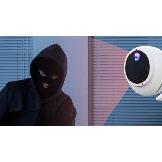 Telecamera Wi-Fi wireless bianca WFM2