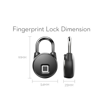 Lucchetto Bluetooth con impronta digitale
