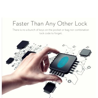 Lucchetto Bluetooth con impronta digitale