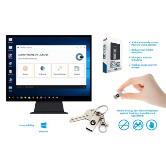 Browser privato portatile USB Cloakey