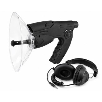 Binocolo con apparecchio acustico - amplificatore di suono per cacciatori