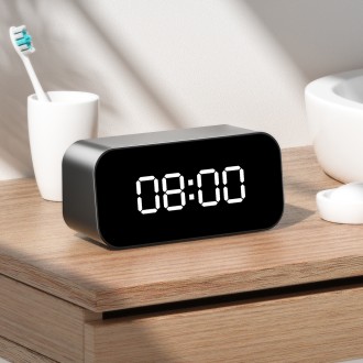 Orologio digitale con telecamera WiFi 4K, visione notturna e rilevamento del movimento