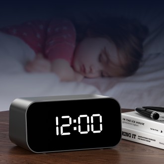 Orologio digitale con telecamera WiFi 4K, visione notturna e rilevamento del movimento