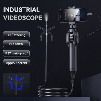 Telecamera industriale Wi-Fi Full HD per ispezioni con controllo remoto