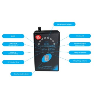 Rilevatore professionale di localizzatori GPS e dispositivi magnetici nascosti