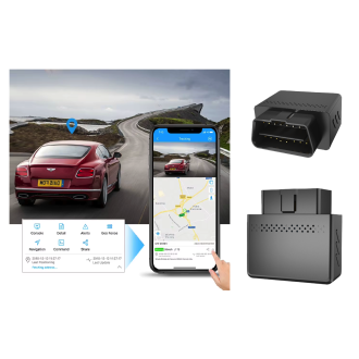 Tracker GPS 4G OBD-II VL512 con ascolto ambientale + licenza gratuita di 10 anni inclusa